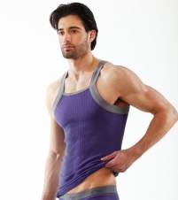 Contrast Fashion Square Cut Tank